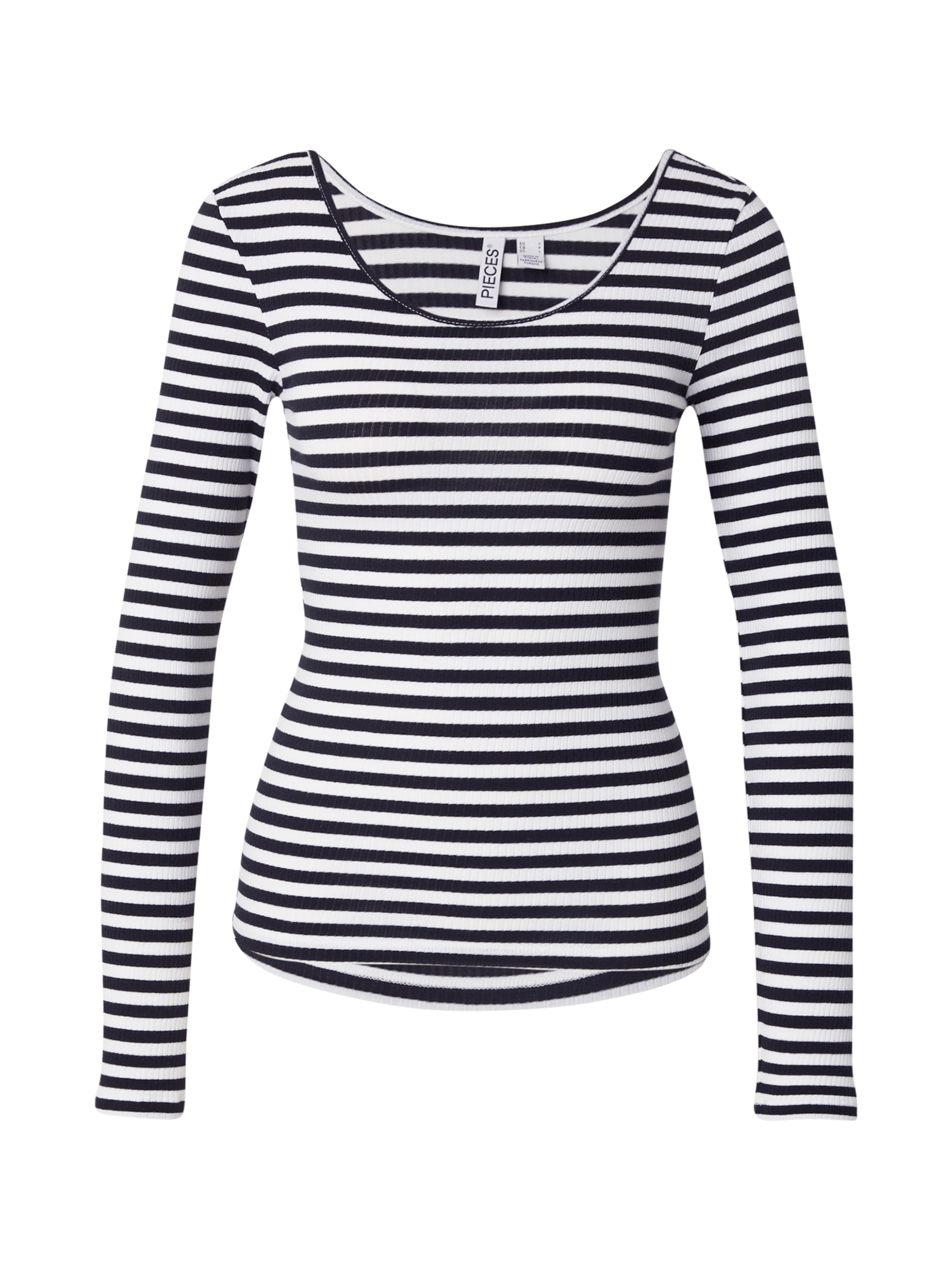 PIECES Футболка 'KITTE' в Черный: спереди