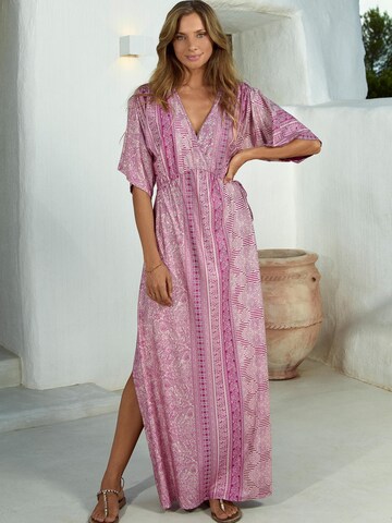 Chic by Lirette Jurk 'Kimono Lotus Guna' in Roze