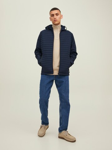 JACK & JONES Демисезонная куртка 'Toby' в Синий