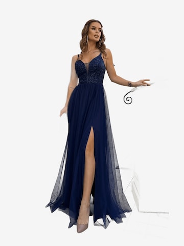 bicotone Dress '188220' in Blue