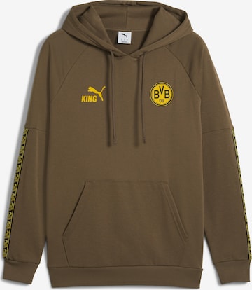 PUMA Sweatshirt 'Borussia Dortmund King' in Braun: Vorderseite