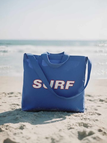 WALLIEN Schoudertas 'Premium Tote Bag' in Blauw