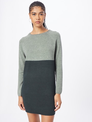 ONLY Knitted dress in Green: front