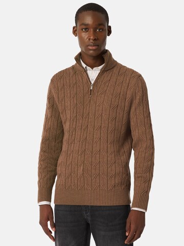 Boggi Milano - Pullover em castanho: frente