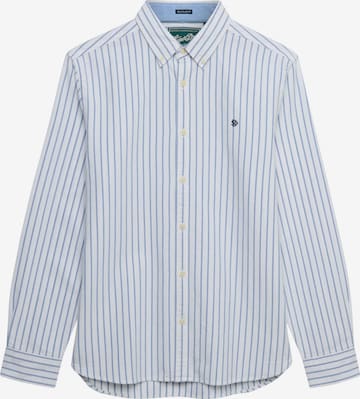 Chemise Superdry & Co en blanc : devant