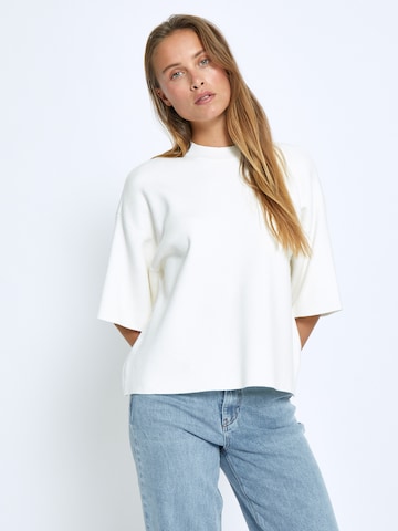 minus Sweater 'Lupi' in White: front