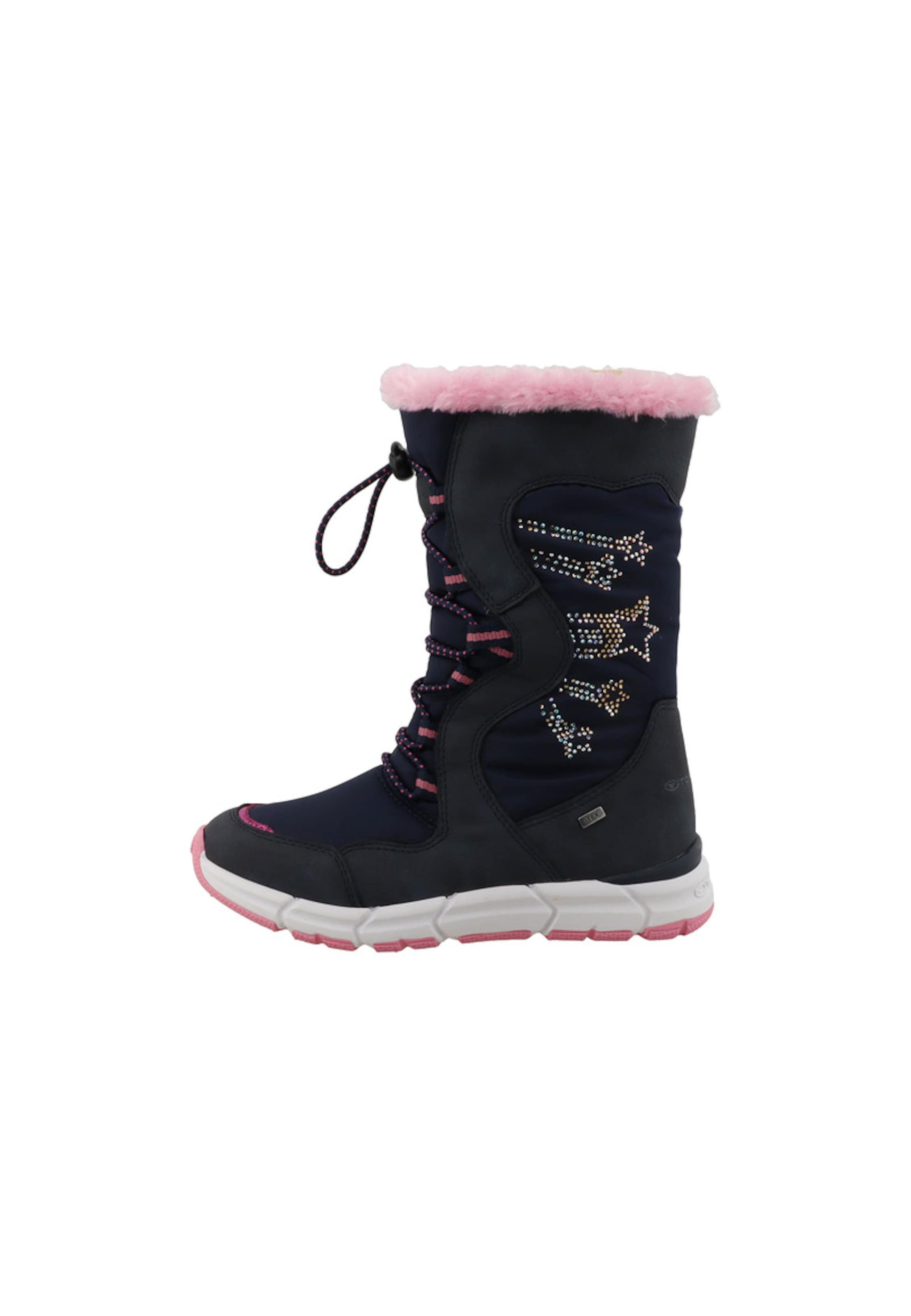 TOM TAILOR Snowboots in Blauw: voorkant