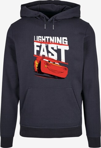 ABSOLUTE CULT Sweatshirt 'Cars - Lightning Fast' in Blau: predná strana