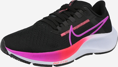 NIKE Chaussure de course 'Air Zoom Pegasus 38' en violet / rouge / noir, Vue avec produit