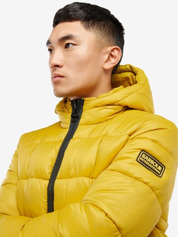 Barbour International Zimska jakna | rumena barva