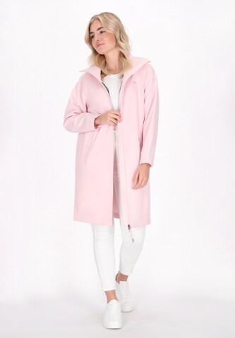 Manteau fonctionnel Schmuddelwedda en rose : devant