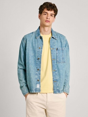 Veste mi-saison ' ELSON ' Pepe Jeans en bleu : devant