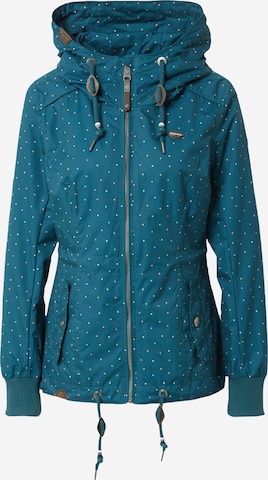 Ragwear Between-Season Jacket 'DANKKA' in Blue: front
