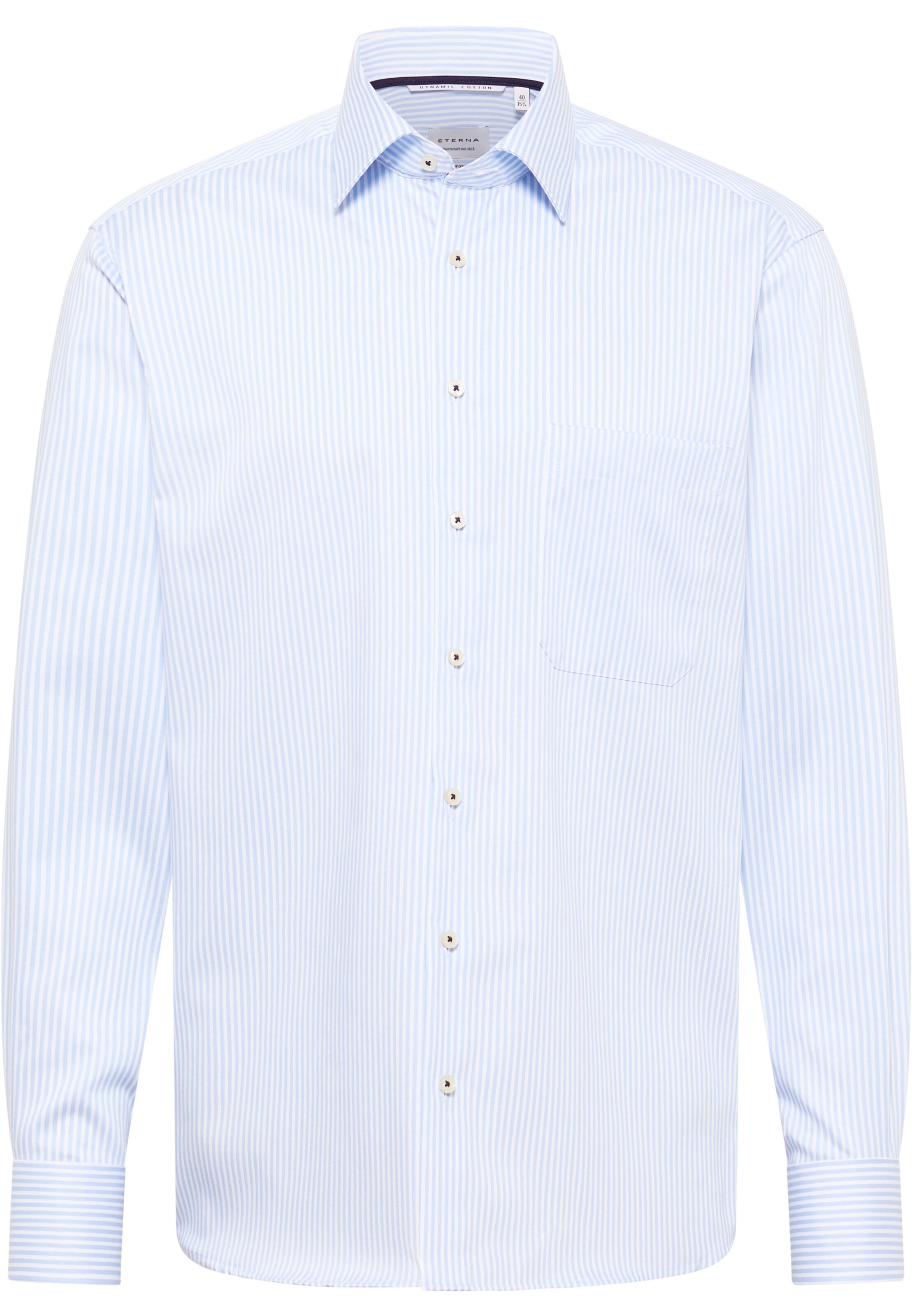 ETERNA Hemd in Blau: Vorderseite