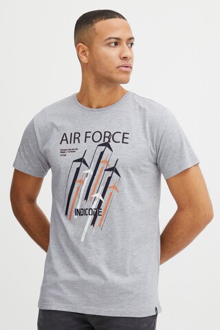 T-Shirt 'Ronny' INDICODE JEANS en gris : devant
