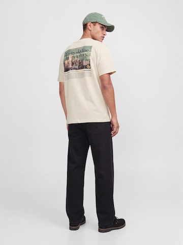 JACK & JONES Póló 'JJJorfrederiksberg' - fehér: elől
