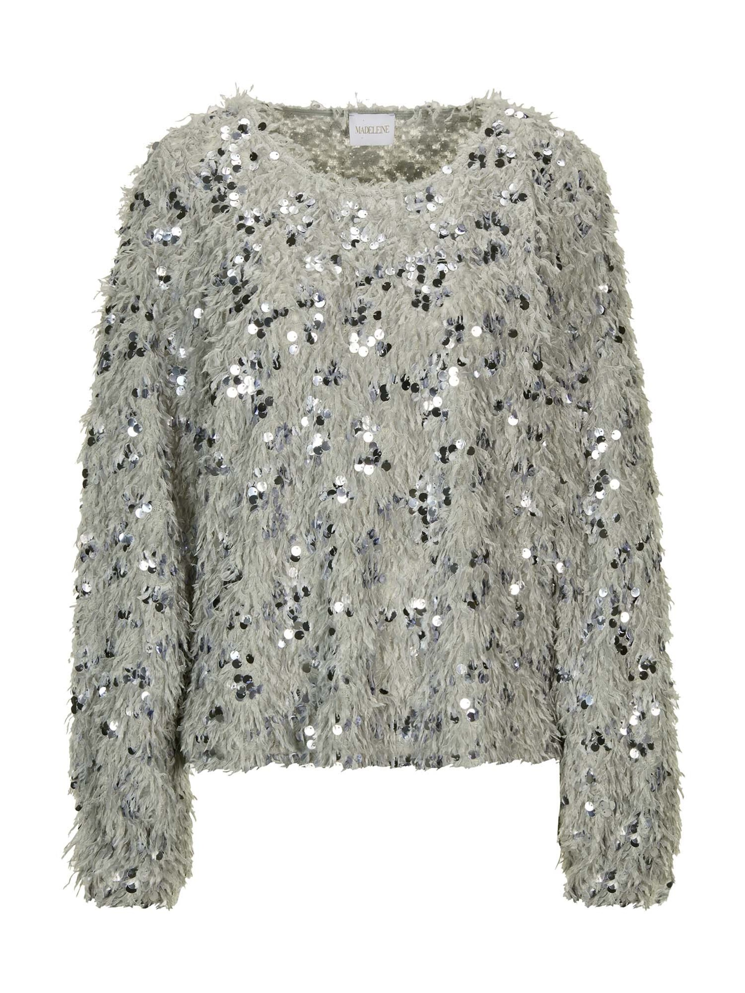MADELEINE Shirt in Grau: Vorderseite