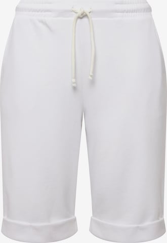 Ulla Popken Regular Pants in White: front