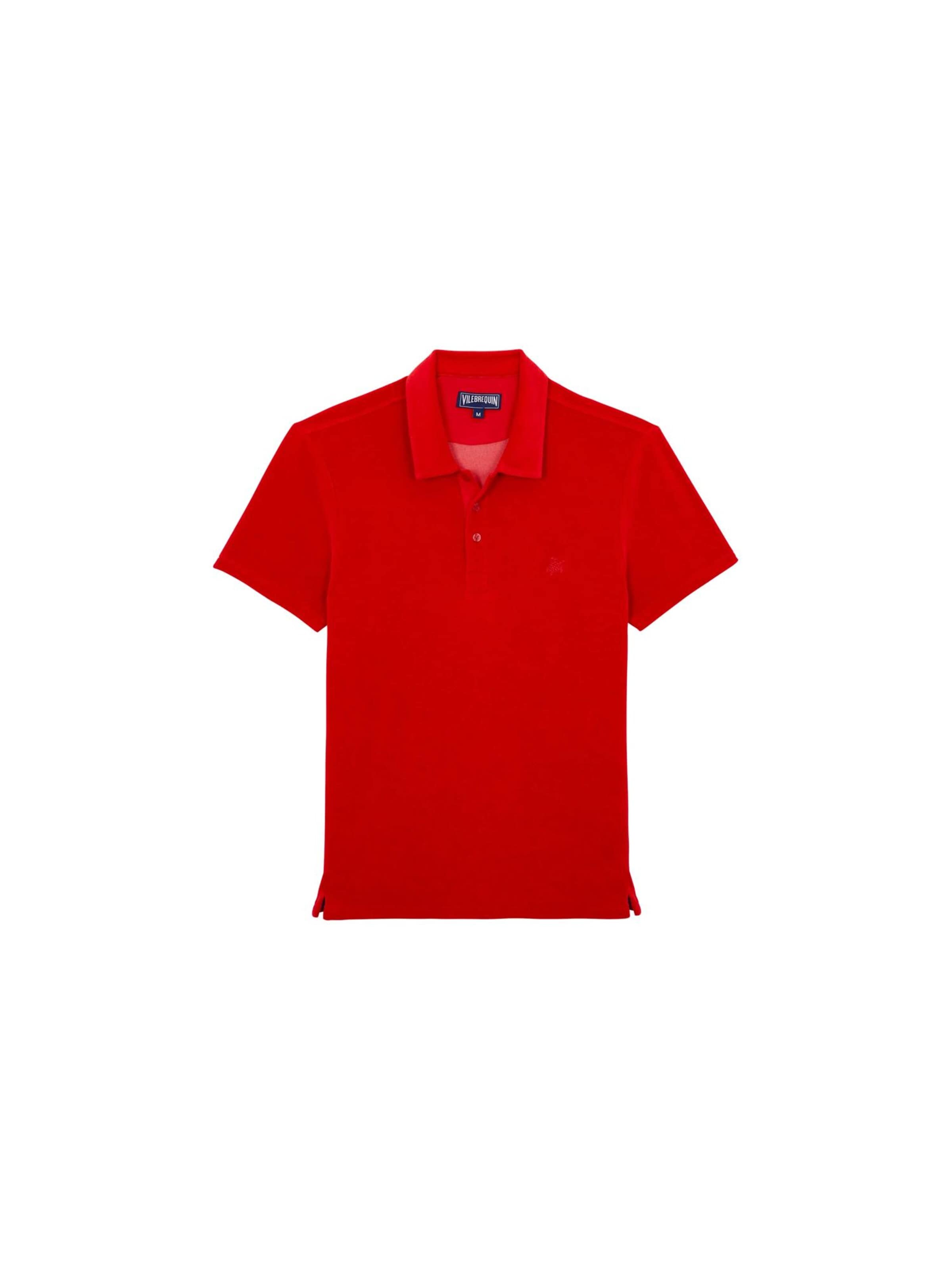 T-Shirt Vilebrequin en rouge : devant