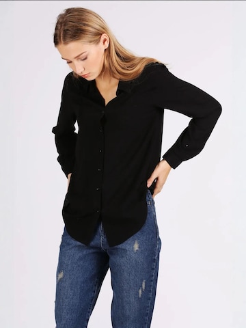 Bigdart Bluse in Schwarz