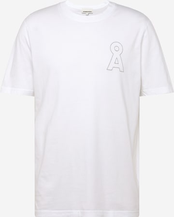 T-Shirt 'ADONI' ARMEDANGELS en blanc : devant