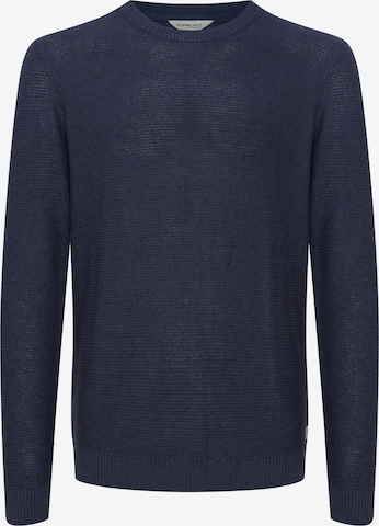 11 Project Strickpullover Prtil in Blau: Vorderseite