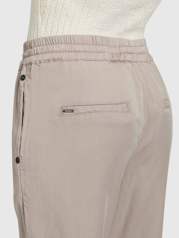 khujo Tapered Trousers 'Sandi' in Beige