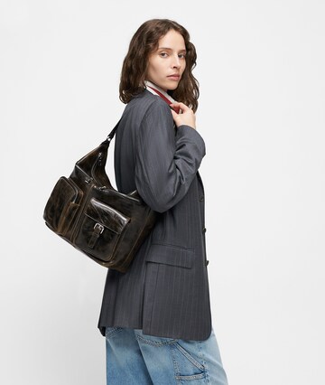 Borsa a spalla 'Hobo' di Liebeskind Berlin in marrone: frontale