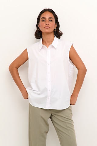 Kaffe Blouse in White: front