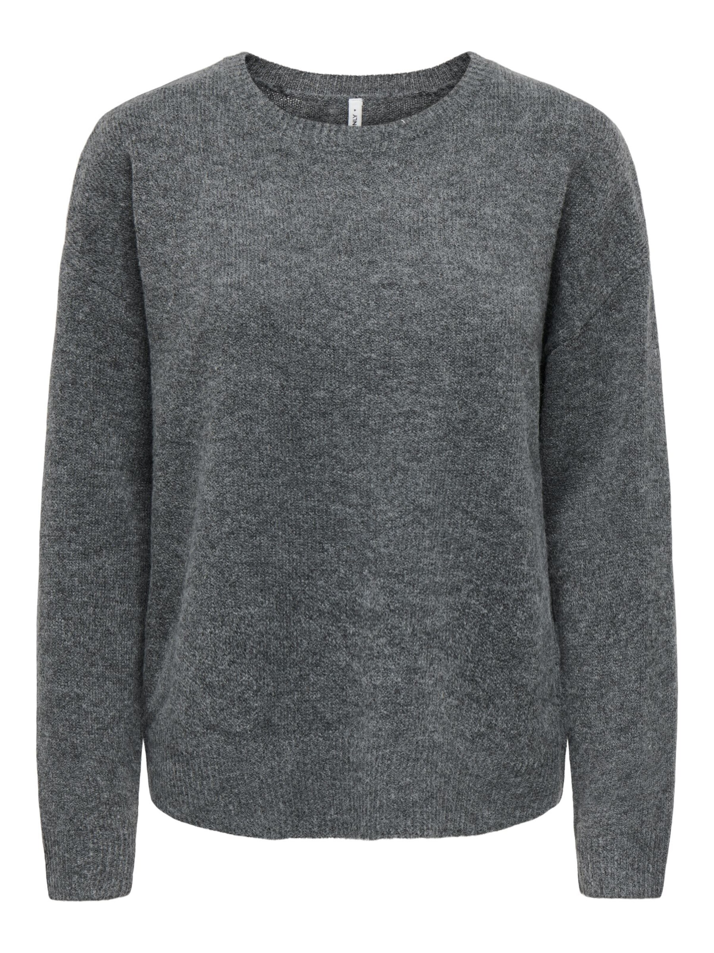 Pull-over 'ONLOLIVIA' ONLY en gris : devant