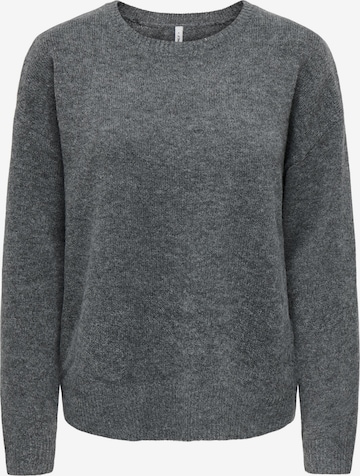 Pull-over 'ONLOLIVIA' ONLY en gris : devant