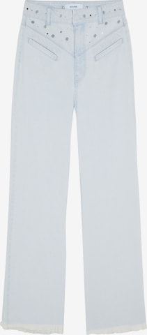 Scalpers Wide leg Jeans in Blauw: voorkant