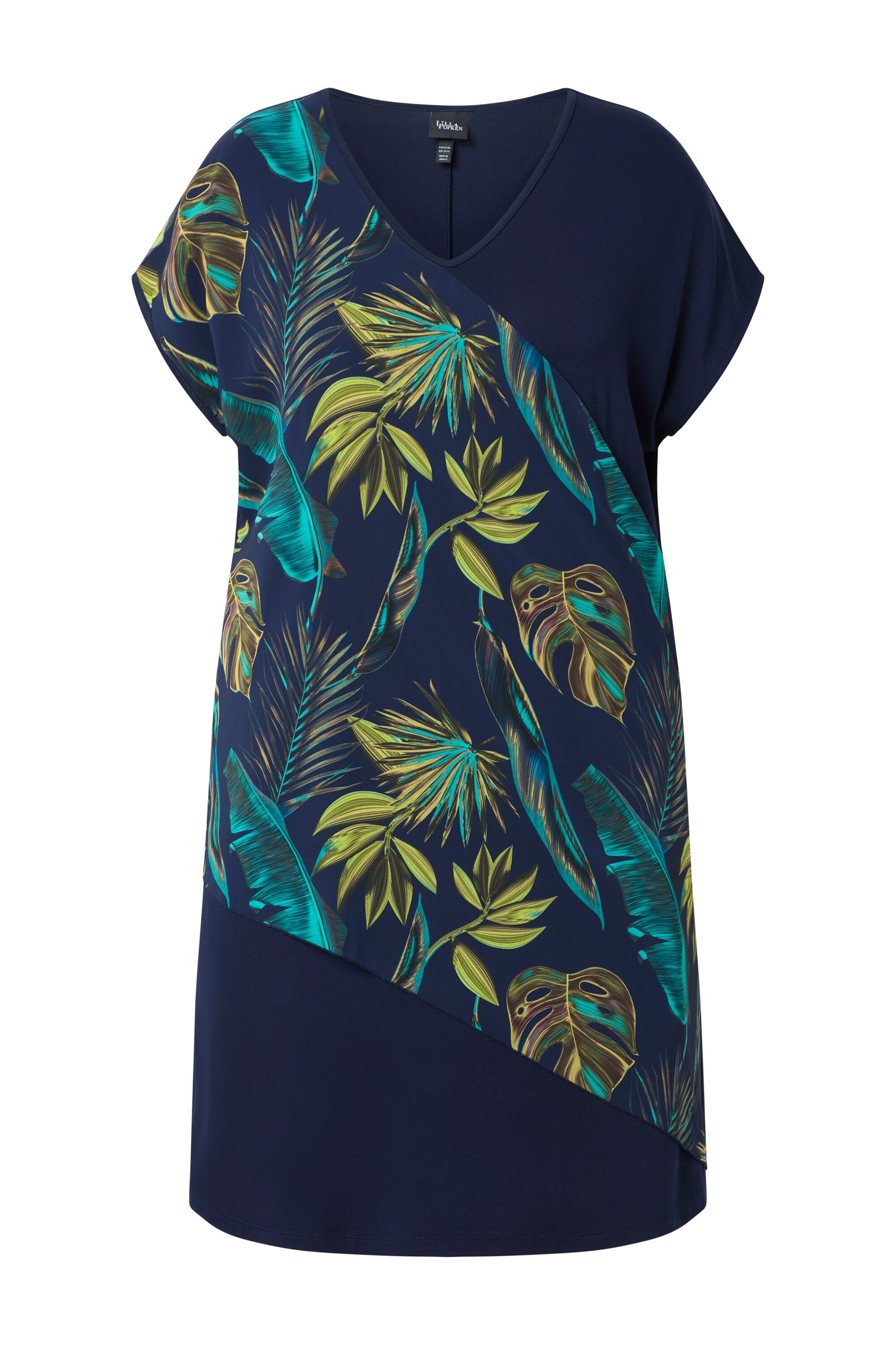 Ulla Popken Kleid in Blau: Vorderseite