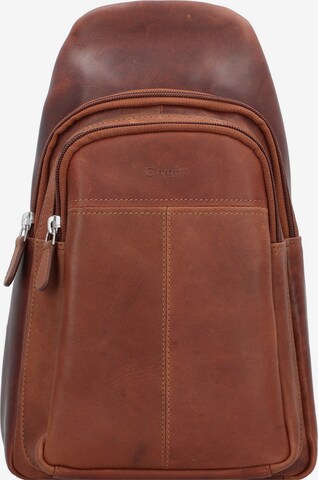 Esquire Crossbody Bag 'Dallas' in Brown: front