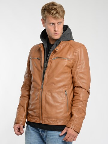 JCC Tussenjas in Bruin: voorkant