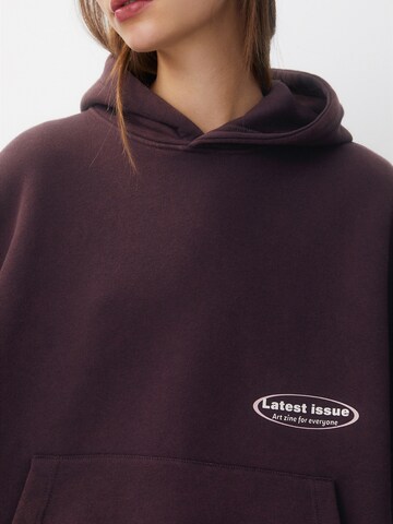 Pull&Bear Sweatshirt in Purple