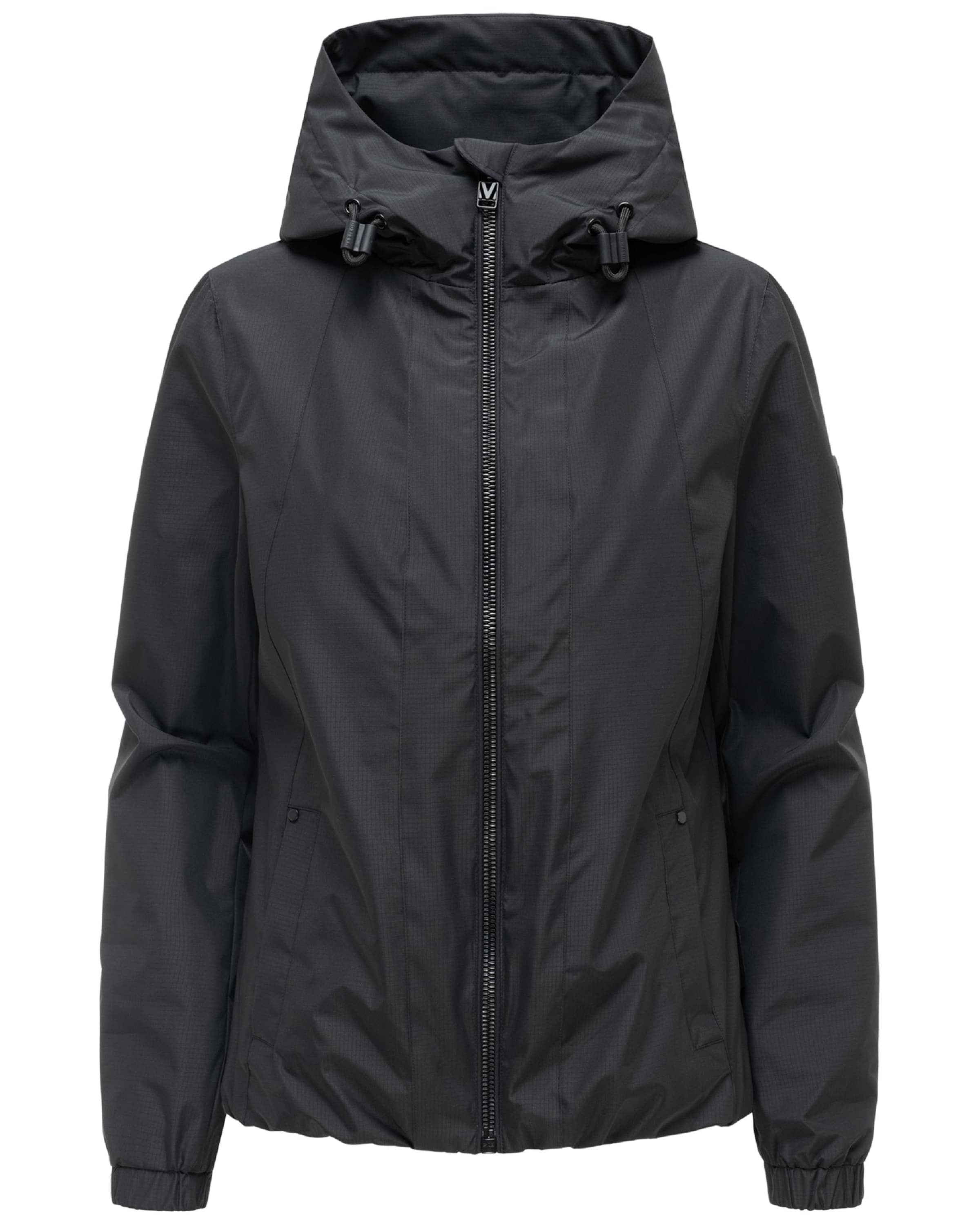 MARIKOO Tussenjas 'Yoshikoo 16' in Zwart: voorkant