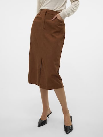 VERO MODA Rok 'VILJA' in Bruin