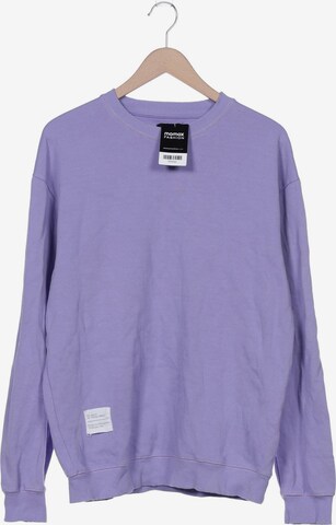 Bershka Sweatshirt & Zip-Up Hoodie in M in Purple: front