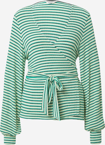 Tricou de la MADS NORGAARD COPENHAGEN pe verde: față