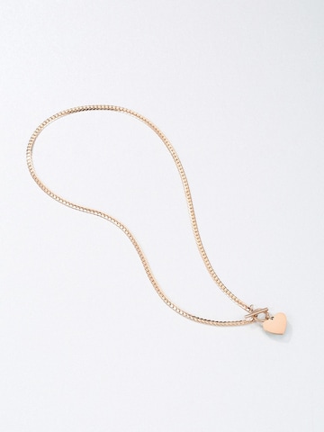 Hey Happiness Necklace 'Herz Duo' in Gold