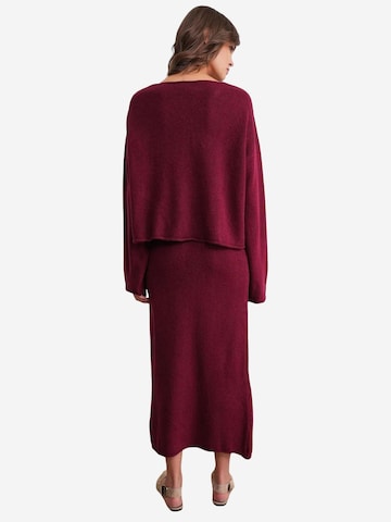 Tenue d'intérieur 'Strick-Koordinaten' MixRay en rouge