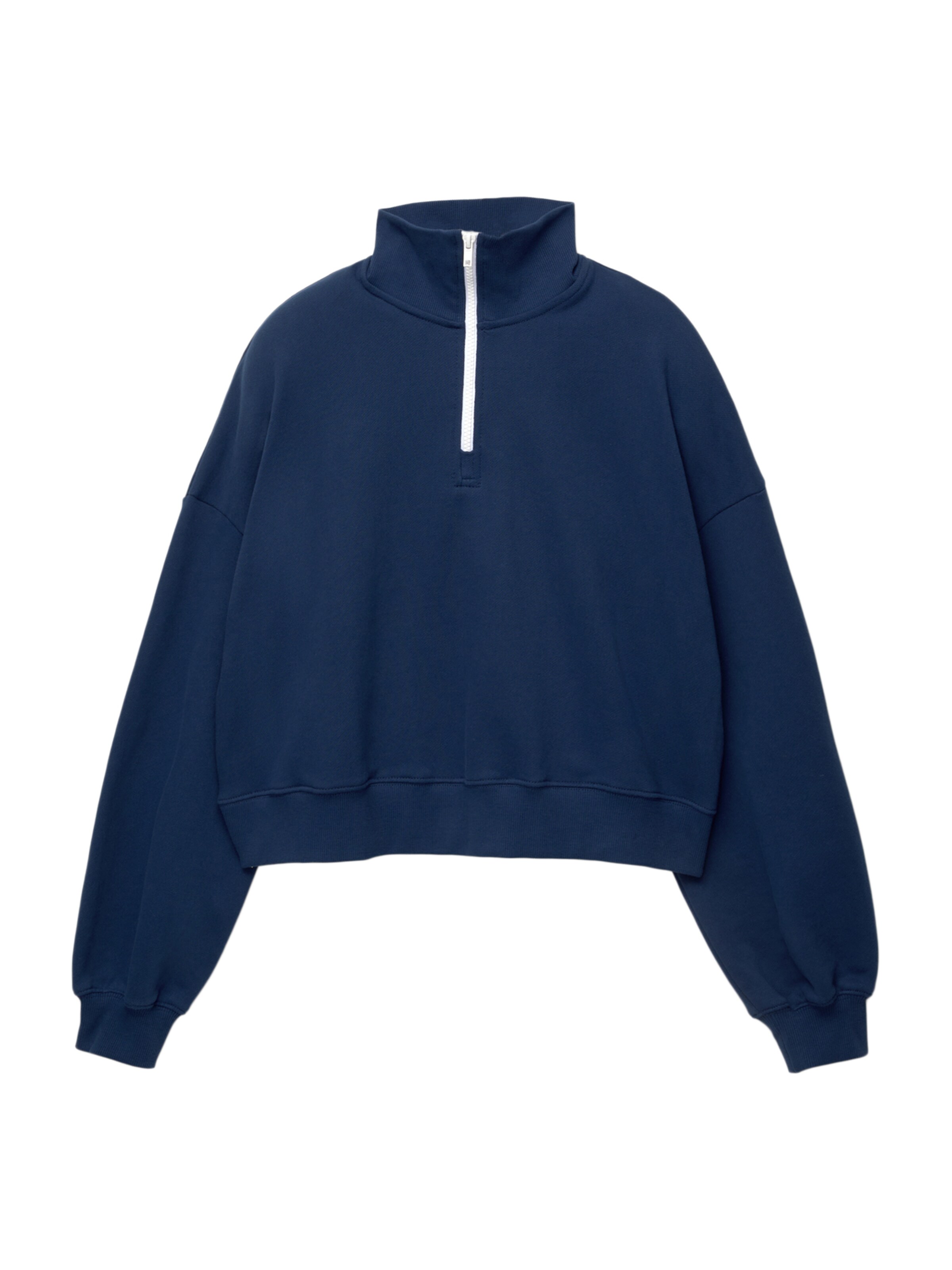 Pull&Bear Sweatshirt in Blue: front