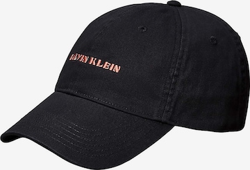 Casquette 'Apparel 4' Calvin Klein en noir : devant