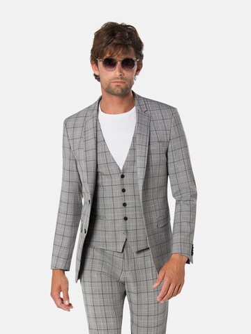 BENVENUTO Slim fit Suit Jacket 'Othello' in Grey: front