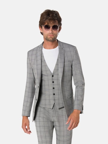 BENVENUTO Slim fit Suit Jacket 'OTHELLO' in Grey: front