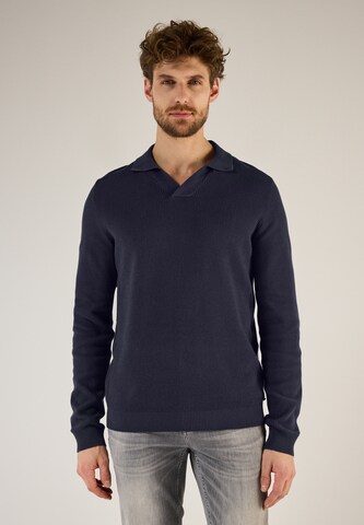 Street One MEN Sweater in Blue: front