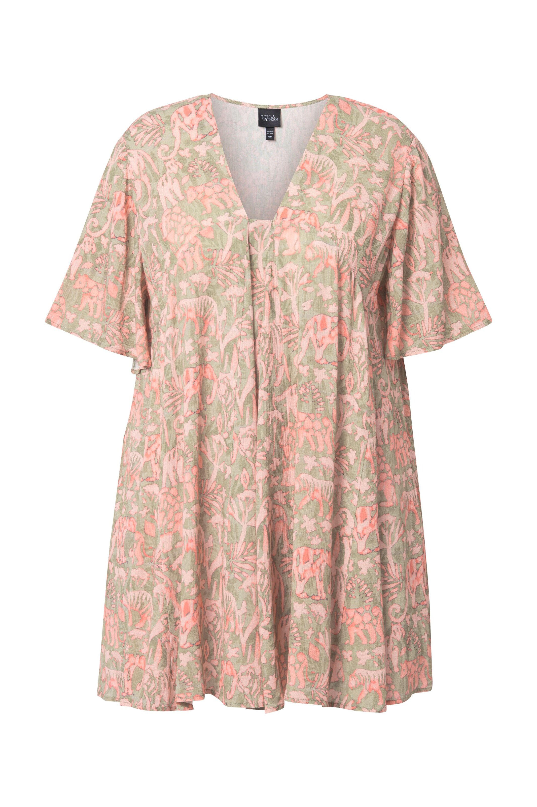 Ulla Popken Tuniek in Oranje: voorkant