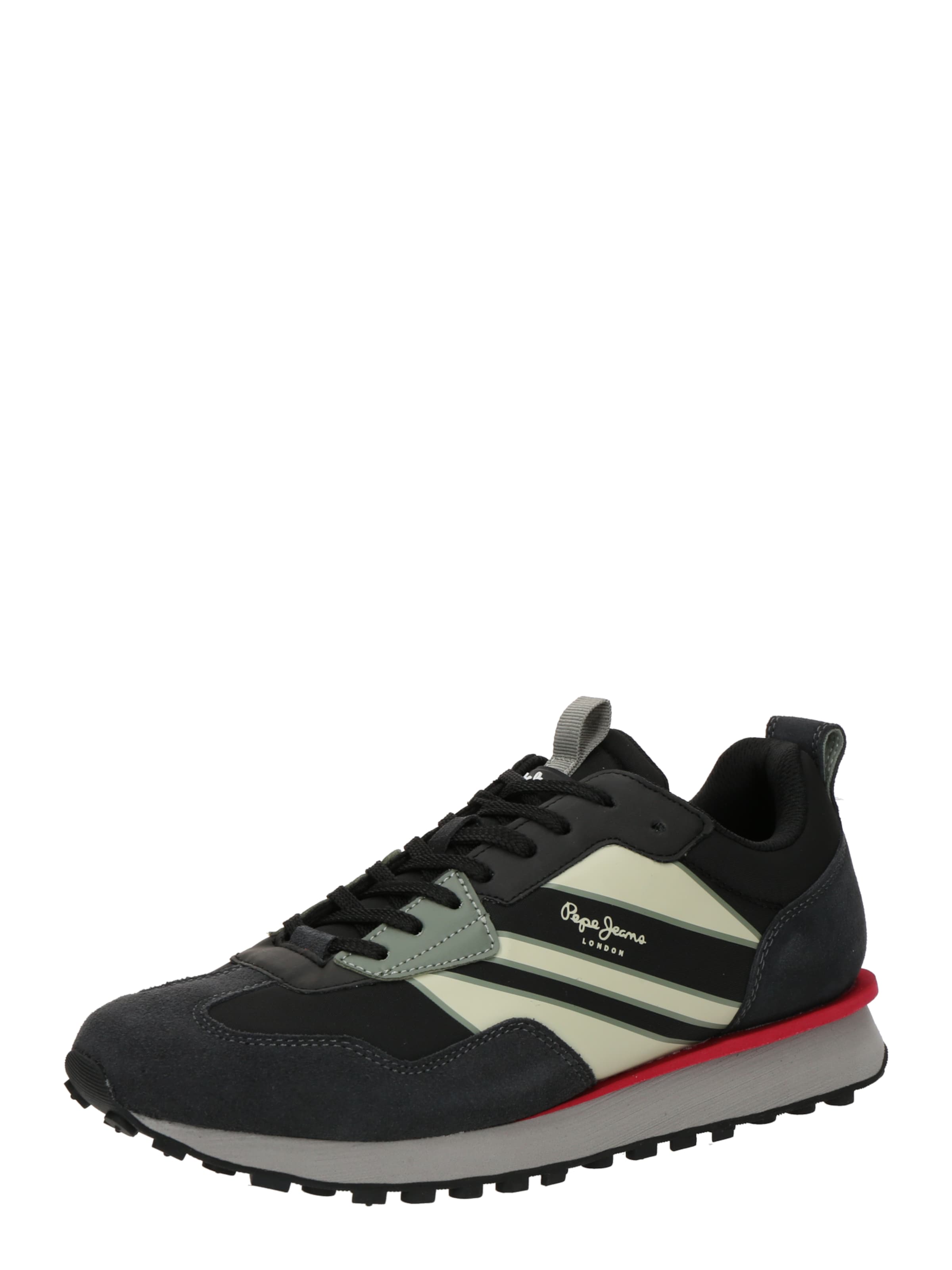 Pepe Jeans Ниски маратонки 'FOSTER EVOLUTION' в черно: отпред