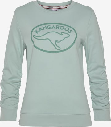 KangaROOS Sweatshirt in Grün: predná strana